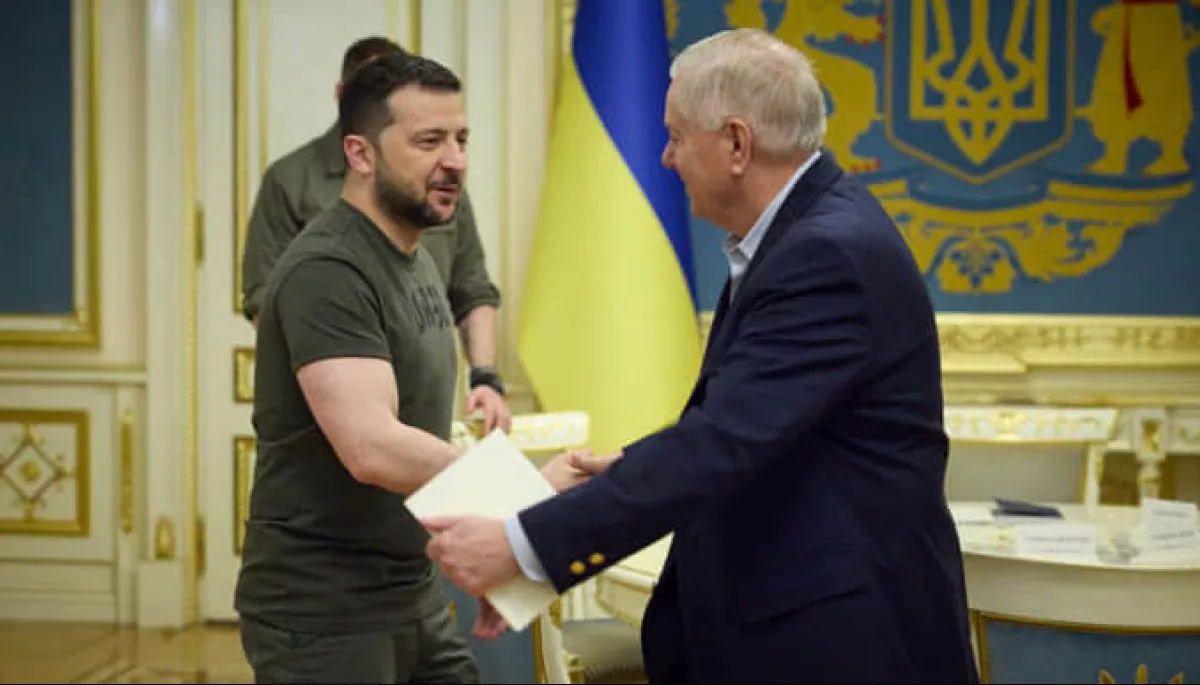 Росіяни оголосили в розшук сенатора США за нібито &laquo;русофобські висловлювання&raquo; на відео з телеграму Зеленського