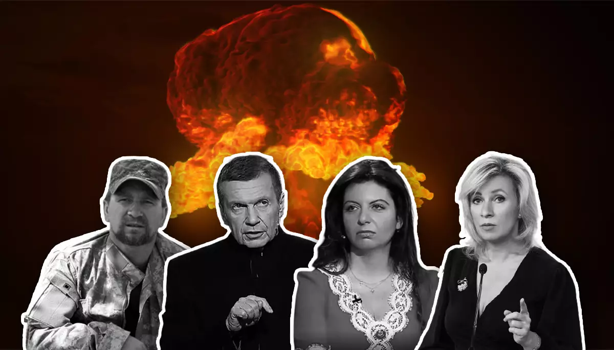 Ядерна риторика кремлівських пропагандистів: від «удару по Лондону» до вимог зупинити «атомне жахіття»