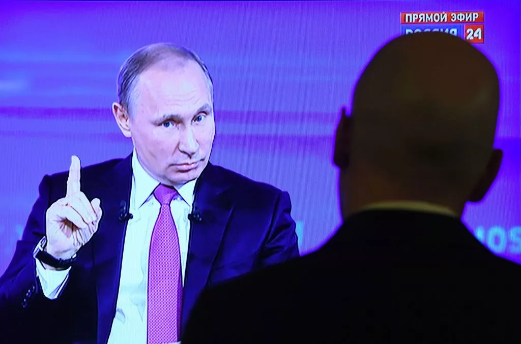 РосЗМІ: &laquo;Пряму лінію&raquo; з Путіним перенесли через &laquo;невизначену ситуацію&raquo; на фронті