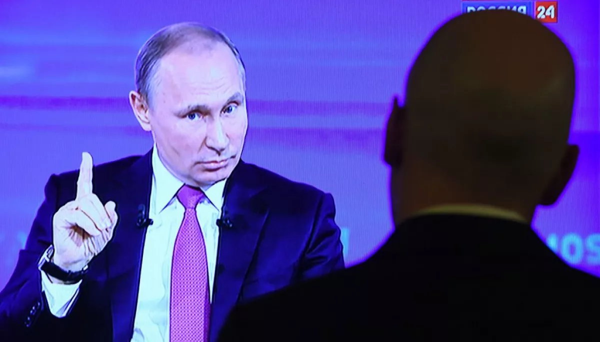 РосЗМІ: &laquo;Пряму лінію&raquo; з Путіним перенесли через &laquo;невизначену ситуацію&raquo; на фронті