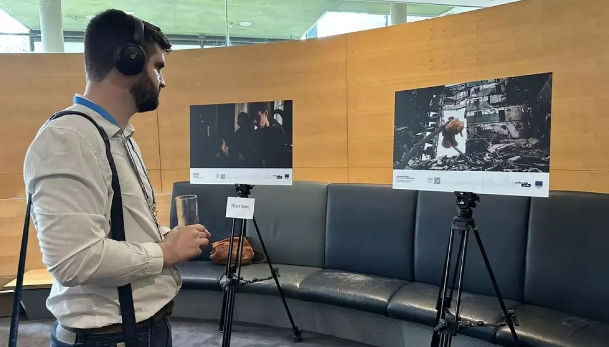 На Global Media Forum представили фотовиставку про війну в Україні