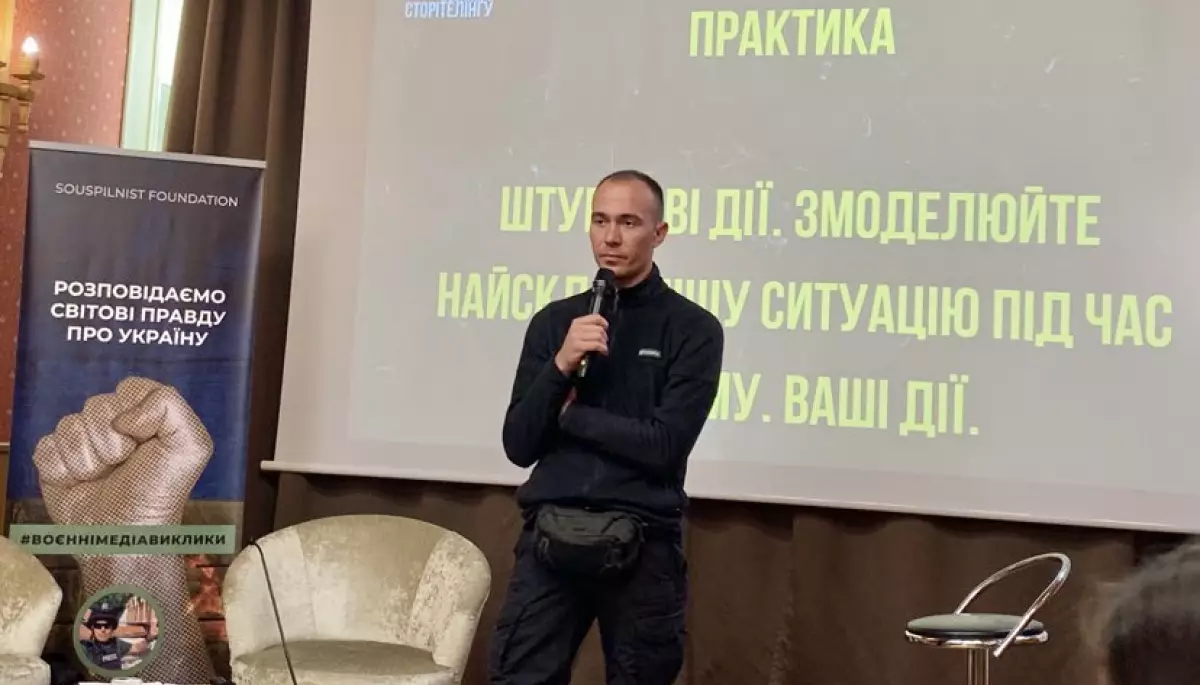 «Треба мислити логічно, що не може бути ніякої інформаційної тиші», — воєнкор Мар’ян Кушнір про роботу на фронті