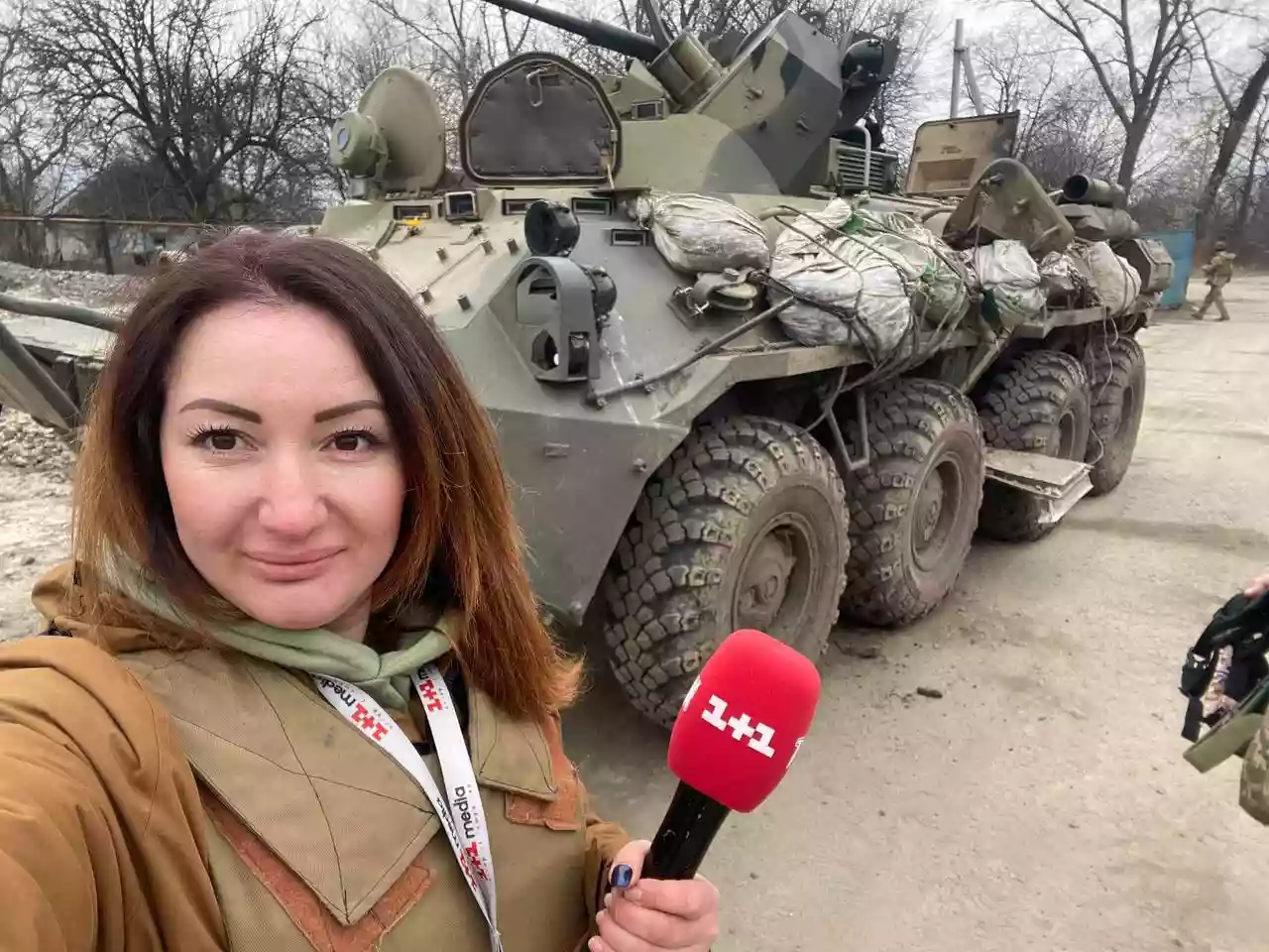 Кореспондентка ТСН Юлія Кирієнко отримала контузію під час роботи в зоні бойових дій