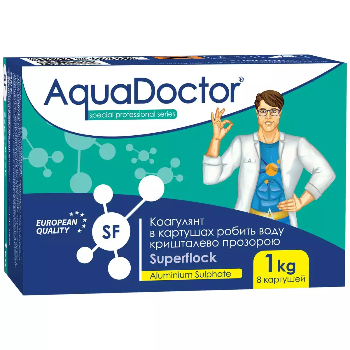 Кришталево чиста вода з коагулянтами AquaDoctor