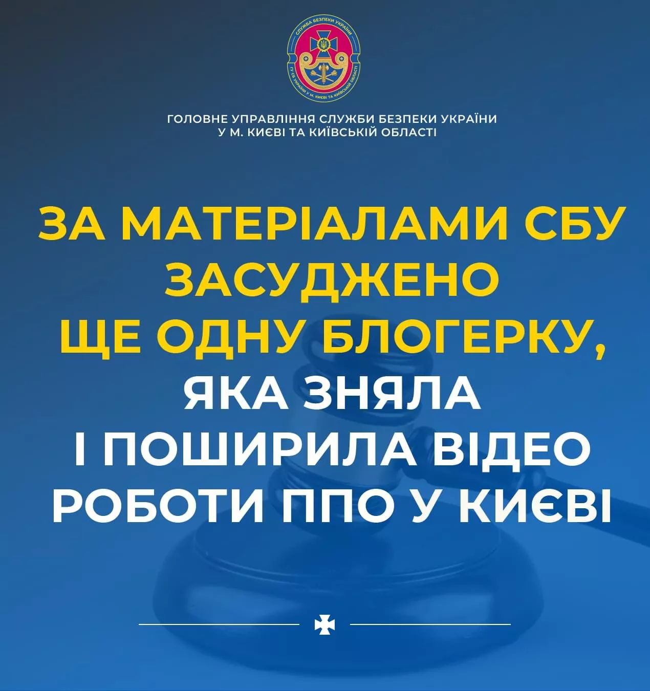 Ще одна &laquo;блогерка&raquo;, яка зняла і поширила відео роботи ППО, отримала судовий вирок