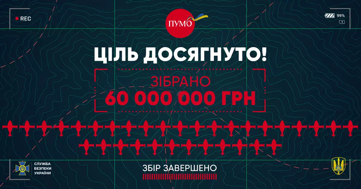 Українці разом із ПУМБ зібрали 60 млн грн на перші далекобійні БпЛА «Морок»