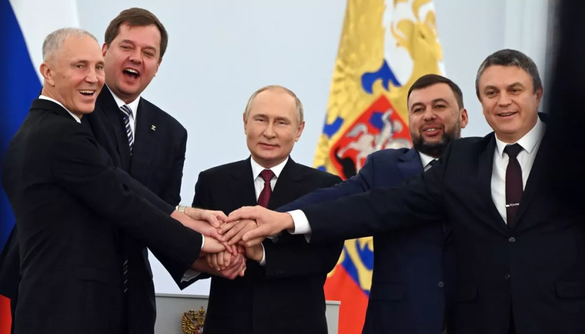 Диктатор Путін хоче встановити «день возз’єднання» Росії й тимчасово окупованих українських територій