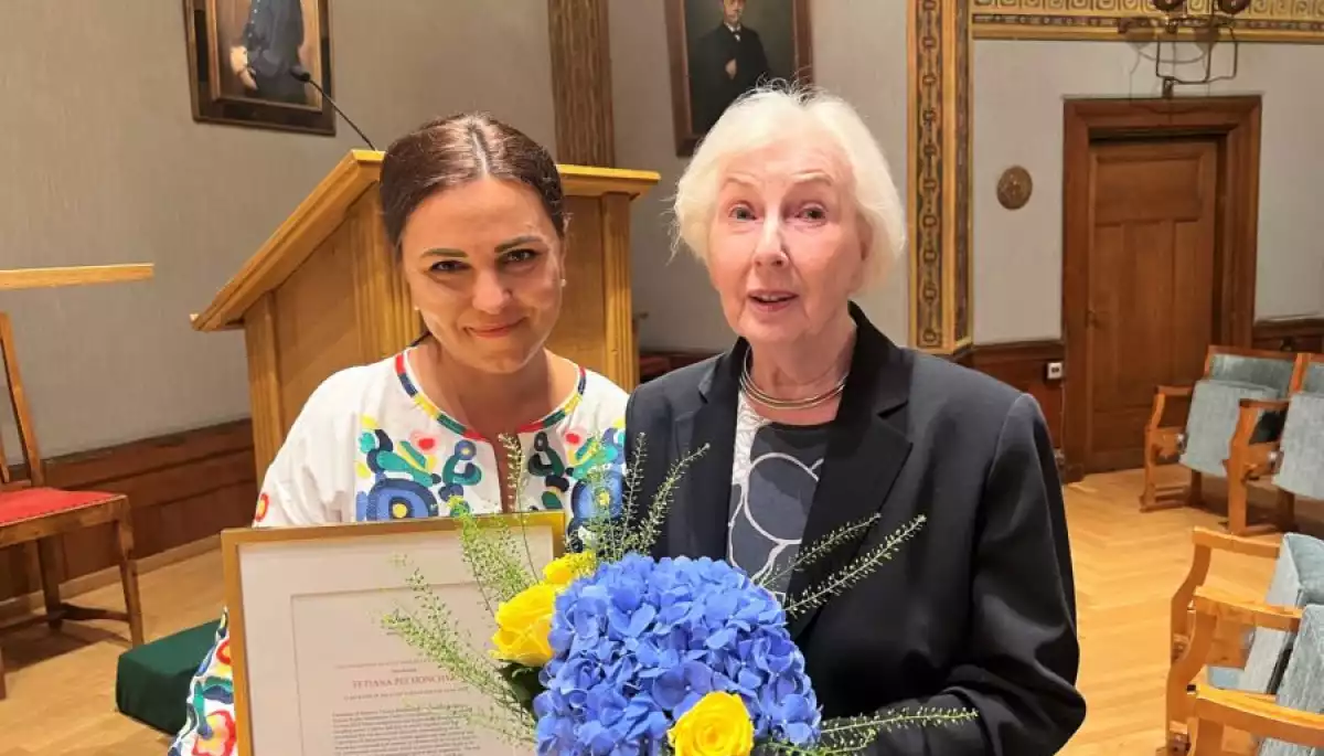 Тетяна Печончик отримала премію імені шведської правозахисниці Анни Дальбек