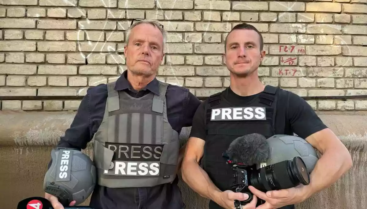 У МЗС України засудили напад росіян на журналістів шведського телеканалу TV4, що стався на Запоріжжі