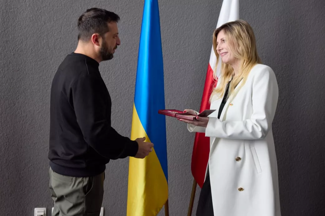 Володимир Зеленський нагородив орденом журналістку з Польщі