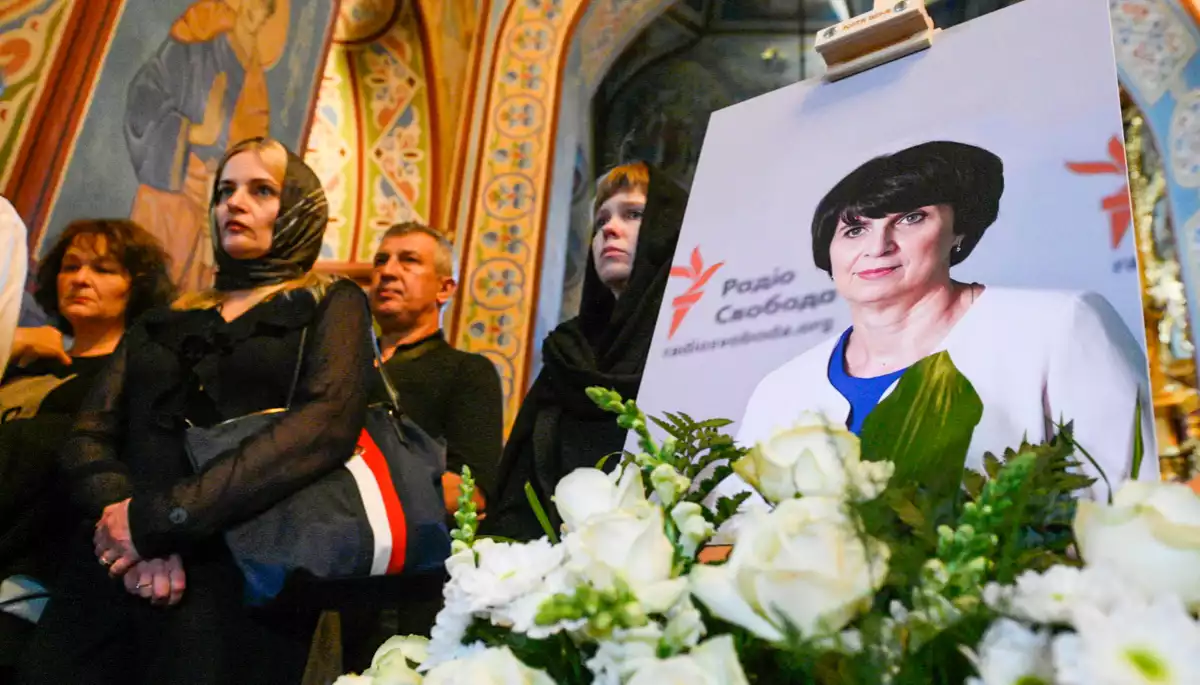 &laquo;Вона мріяла жити у своїй сильній, демократичній, європейській країні&raquo;. В Михайлівському соборі попрощалися з Інною Кузнецовою