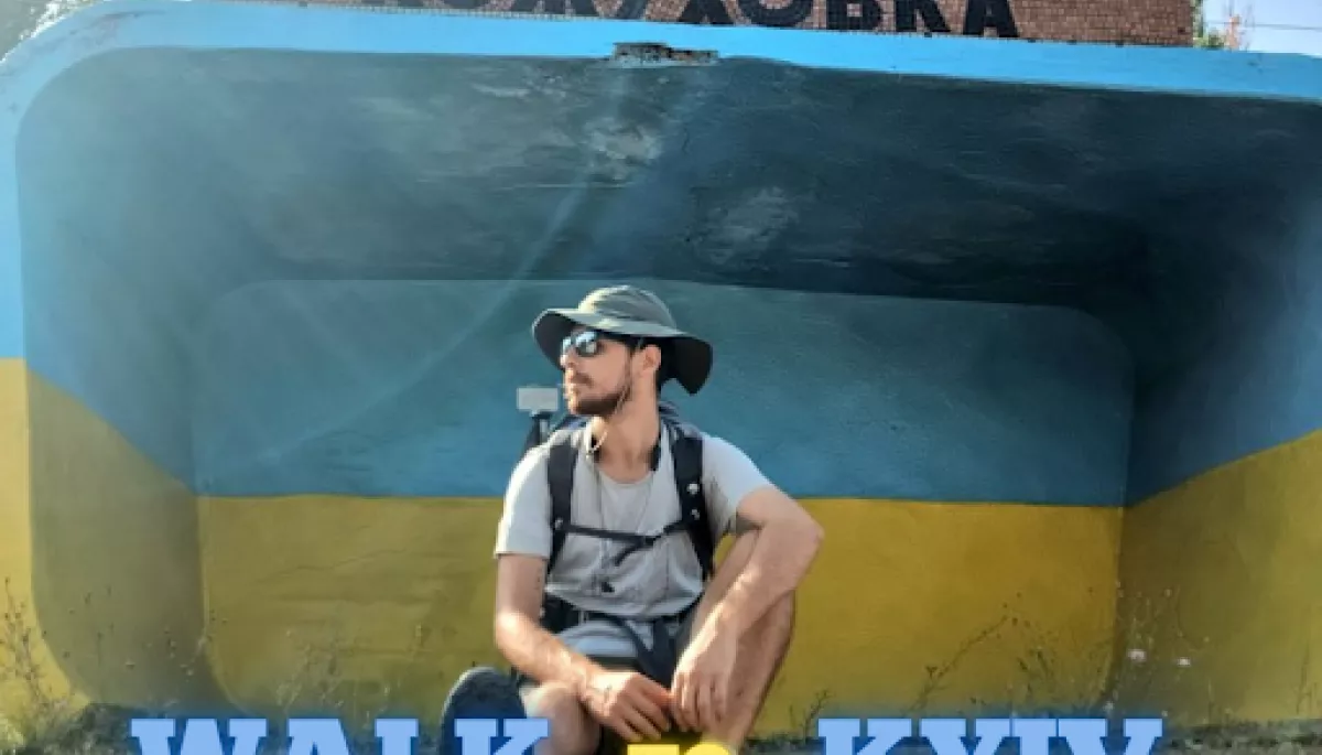 Італійський журналіст вирішив пройти 500 км, щоб зібрати мільйон євро на допомогу Україні