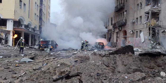 Російський обстріл Харкова 6 жовтня пошкодив редакцію АТН