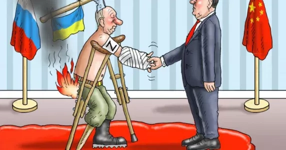 Путін летить в Китай на &laquo;робочий сніданок&raquo;: дайджест пропаганди за 16 жовтня 2023 року