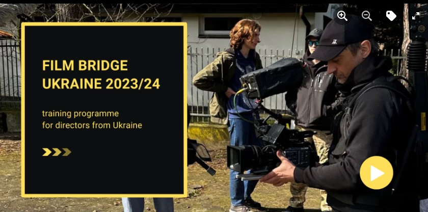Заявки на участь в освітній програмі для українських кінорежисерів «Film Bridge — Ukraine» приймають до 25 жовтня