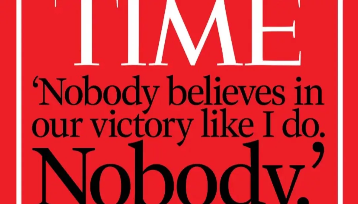 Журнал Time вийшов із передовицею про президента Зеленського та з його фото на обкладинці
