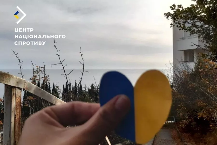 Партизани поширили українську символіку в тимчасово окупованих містах