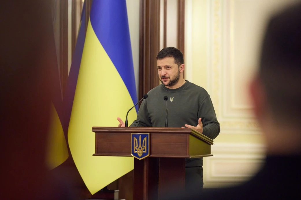 Bloomberg: Зеленський сказав, що наявна в нього інформація свідчить про наміри Росії реалізувати в Україні &laquo;Майдан 3&raquo;