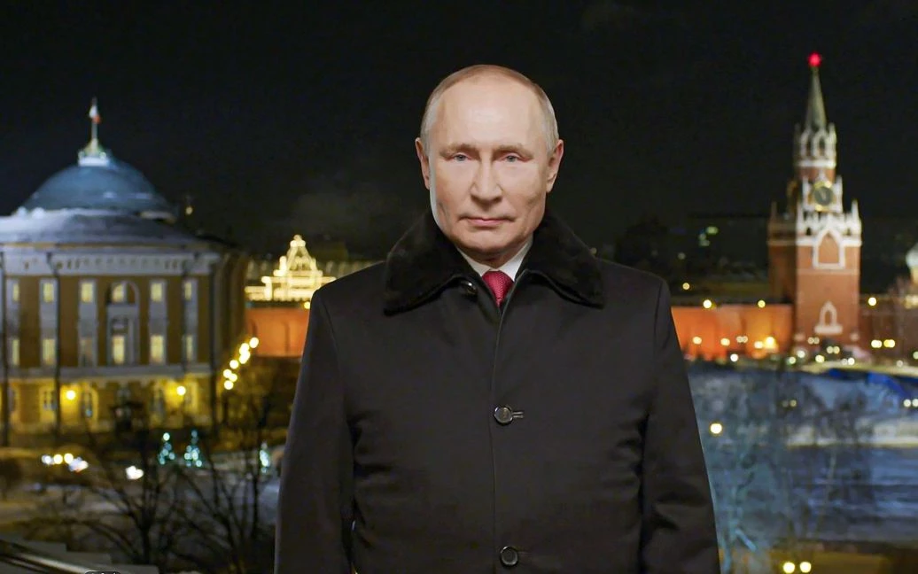 Путін у новорічному зверненні жодним чином не згадав про війну проти України, — ISW