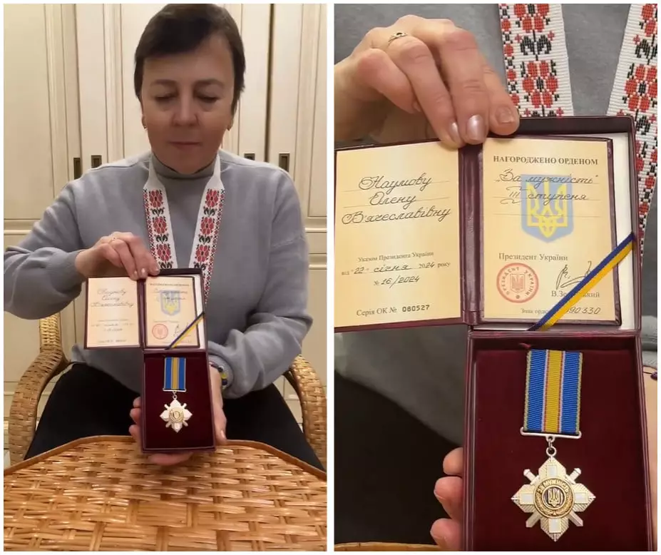 Президент нагородив орденом блогерку з Херсона, яку викрадали росіяни за підтримку України