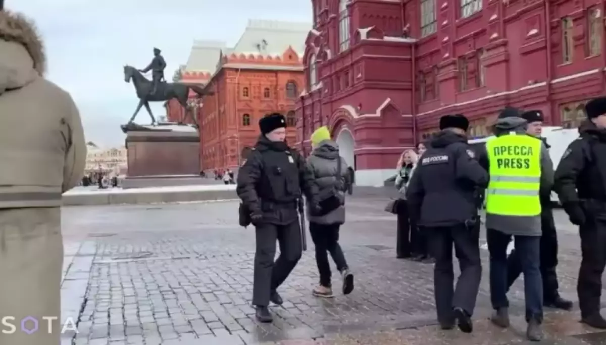 У Москві затримали медійників, які знімали акцію дружин мобілізованих «Путь домой»