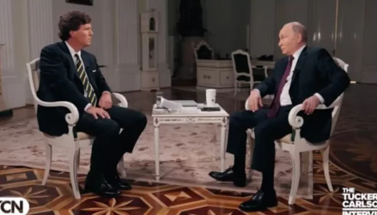 Дві години брехні та марень: дебанкінг «нашумілого» інтерв’ю Путіна Такеру Карлсону