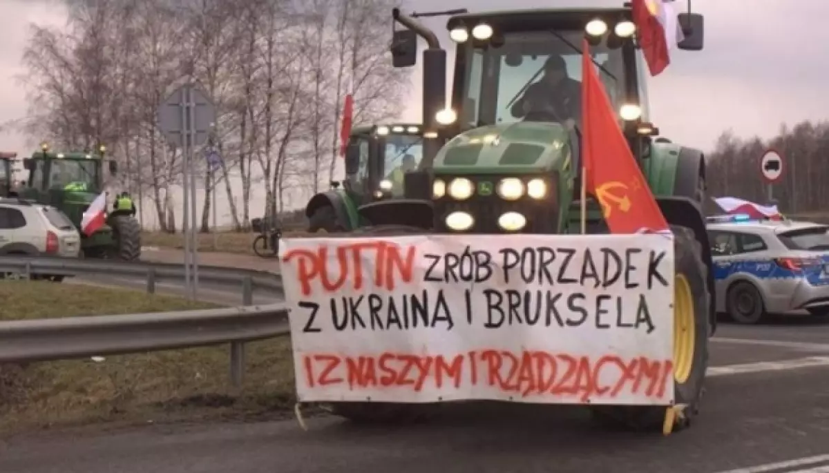 Польському фермеру висунули офіційні звинувачення за пропутінські гасла та прапор СРСР