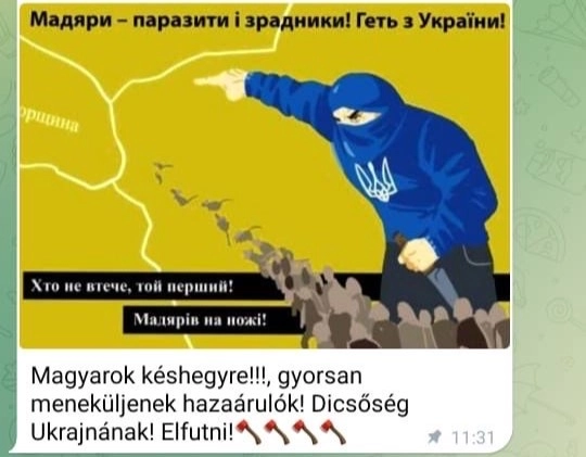 Нова ІПСО: закарпатцям надходять повідомлення з антиугорськими закликами