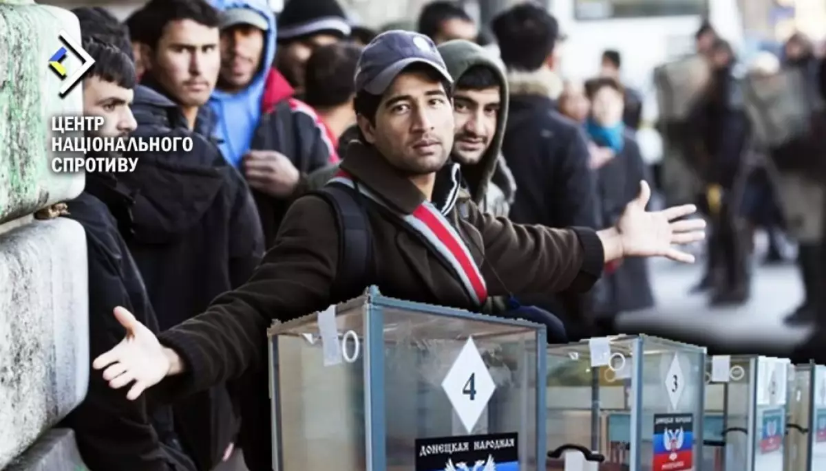 Трудових мігрантів з Центральної Азії на окупованих землях примушують голосувати за Путіна