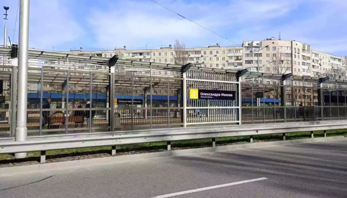 Станцію трамвая в Києві назвали на честь загиблого воєнкора, військовослужбовця Олександра Махова
