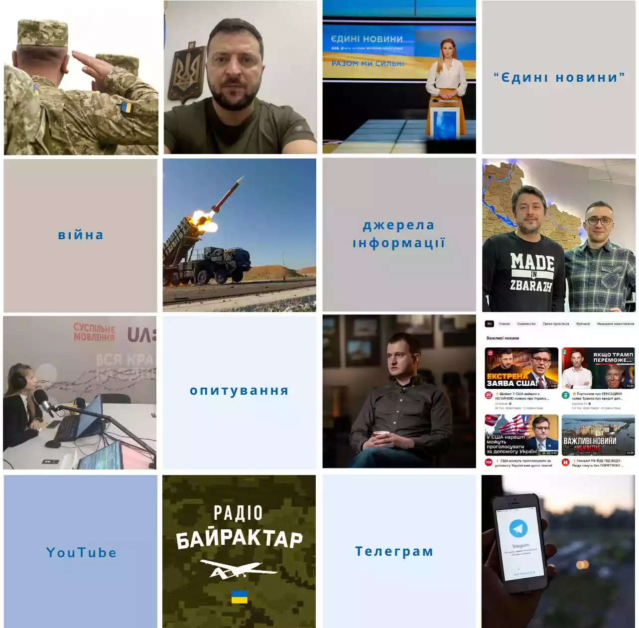 Для українців телеграм-канали є найпопулярнішим джерелом інформації про війну, &mdash; дослідження