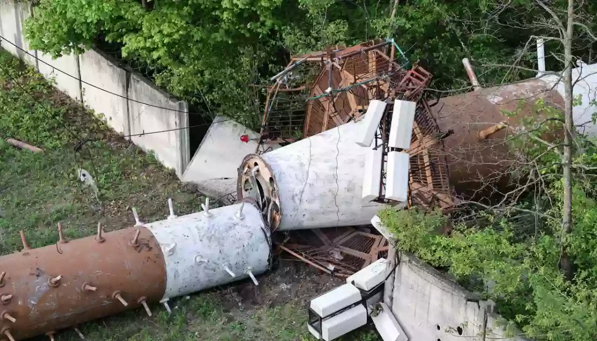 Повноцінно відновити телевежу в Харкові можна буде після завершення бойових дій, &mdash; посадовець ОВА