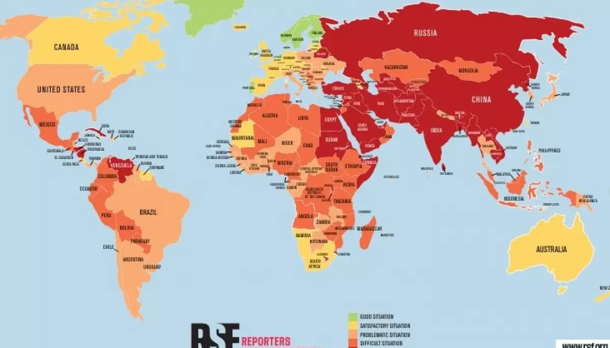 Україна піднялась на 18 позицій у світовому Індексі свободи слова queideeidrhirhant