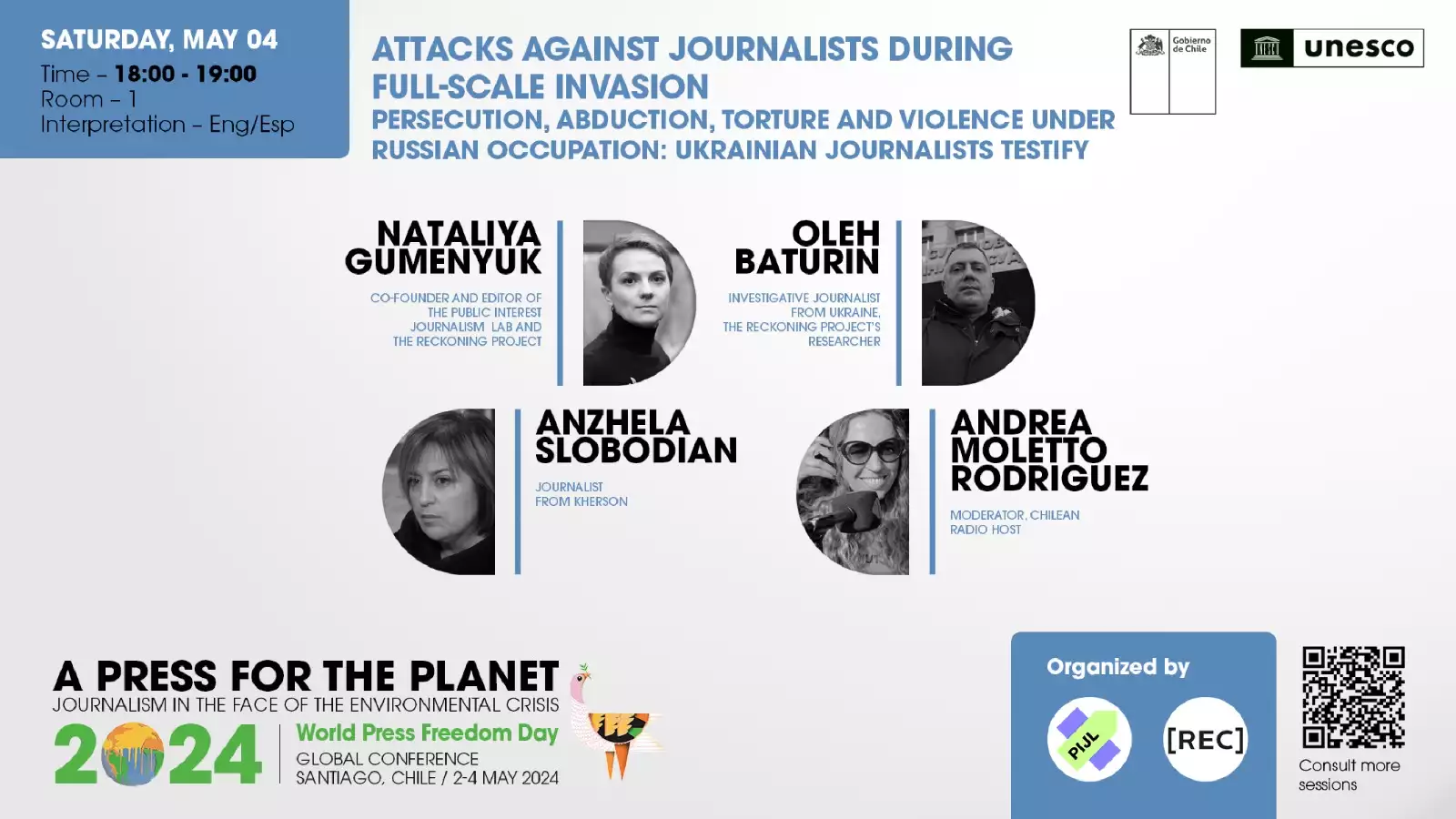 Журналісти з Херсонщини розповіли про переслідування в російській окупації на Всесвітньому дні свободи преси ЮНЕСКО