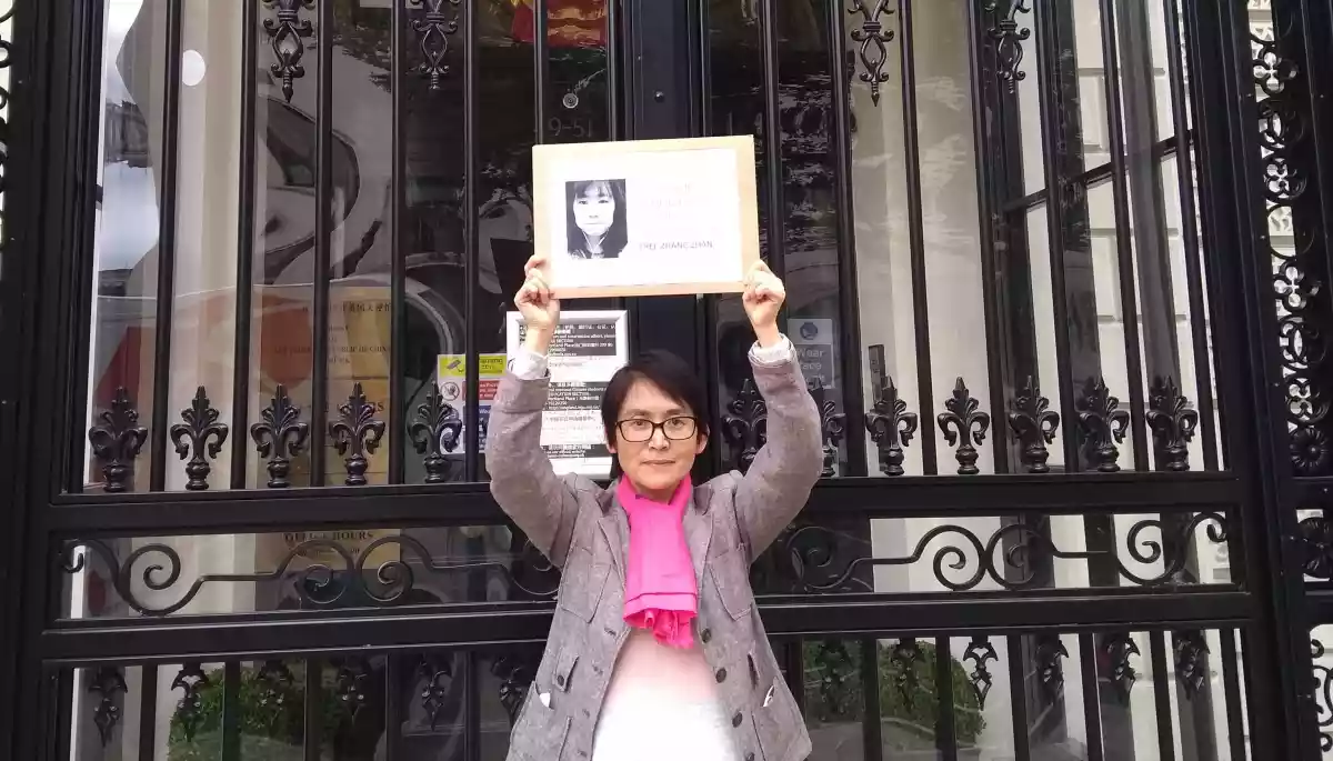 Місцезнаходження китайської журналістки Чжан Чжань, ув’язненої за репортаж про спалах Covid в Ухані, залишається невідомим
