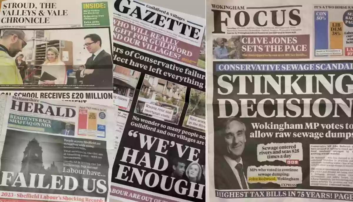Британські партії маскують передвиборчі брошури під місцеві газети