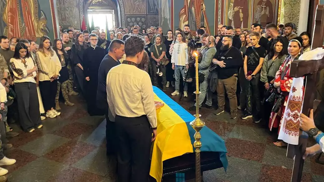 У Києві попрощалися із загиблою на війні парамедикинею та журналісткою Іриною Цибух