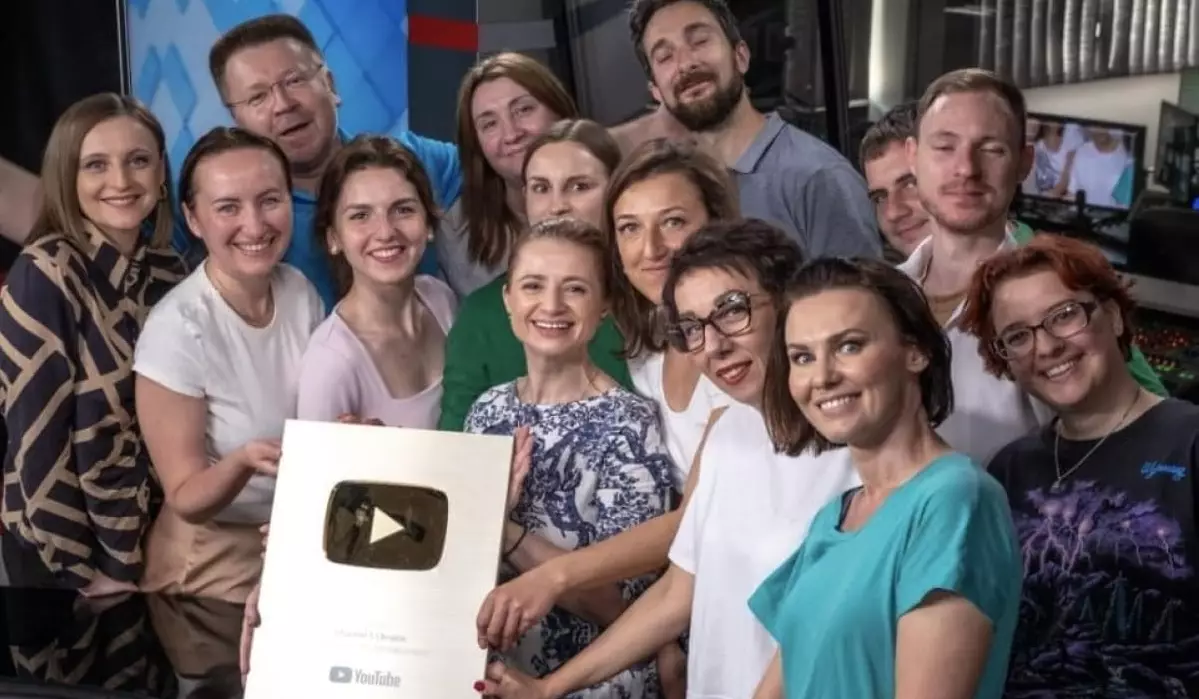 5 канал отримав &laquo;Золоту кнопку&raquo; від YouTube