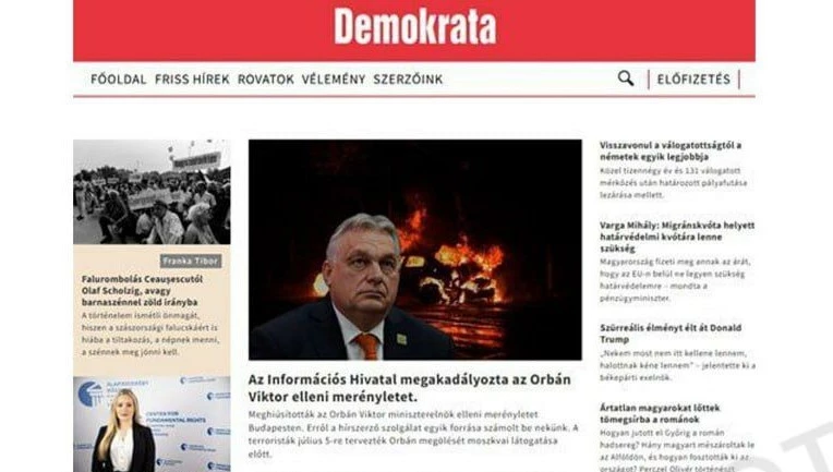 Росія запустила фейк, нібито Україна готувала замах на Віктора Орбана, &mdash; ЦПД
