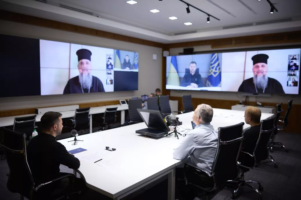 Зеленський обговорив із Радою Церков зміцнення духовної незалежності України