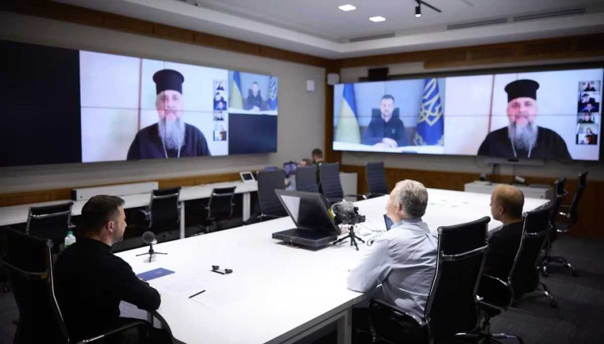 Зеленський обговорив із Радою Церков зміцнення духовної незалежності України