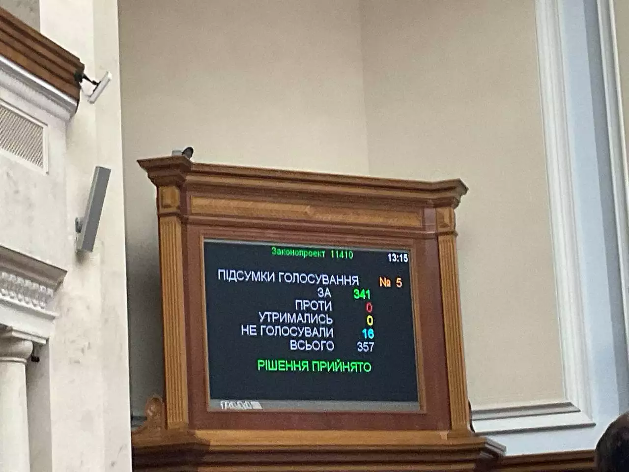 Рада проголосувала за законопроєкт щодо позбавлення державних нагород за популяризацію або пропаганду Росії