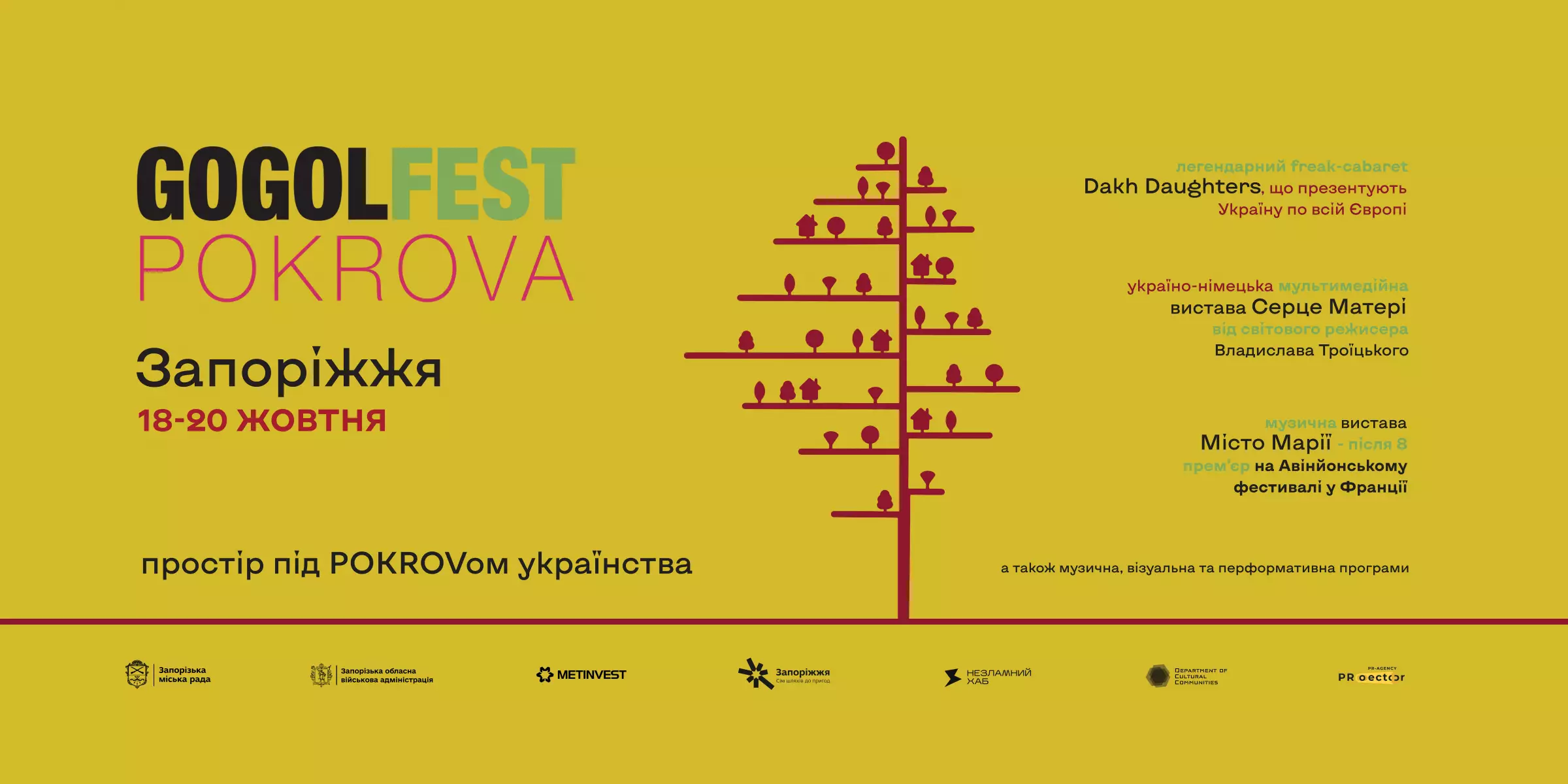 18 жовтня в Україну повертається «Gogolfest»