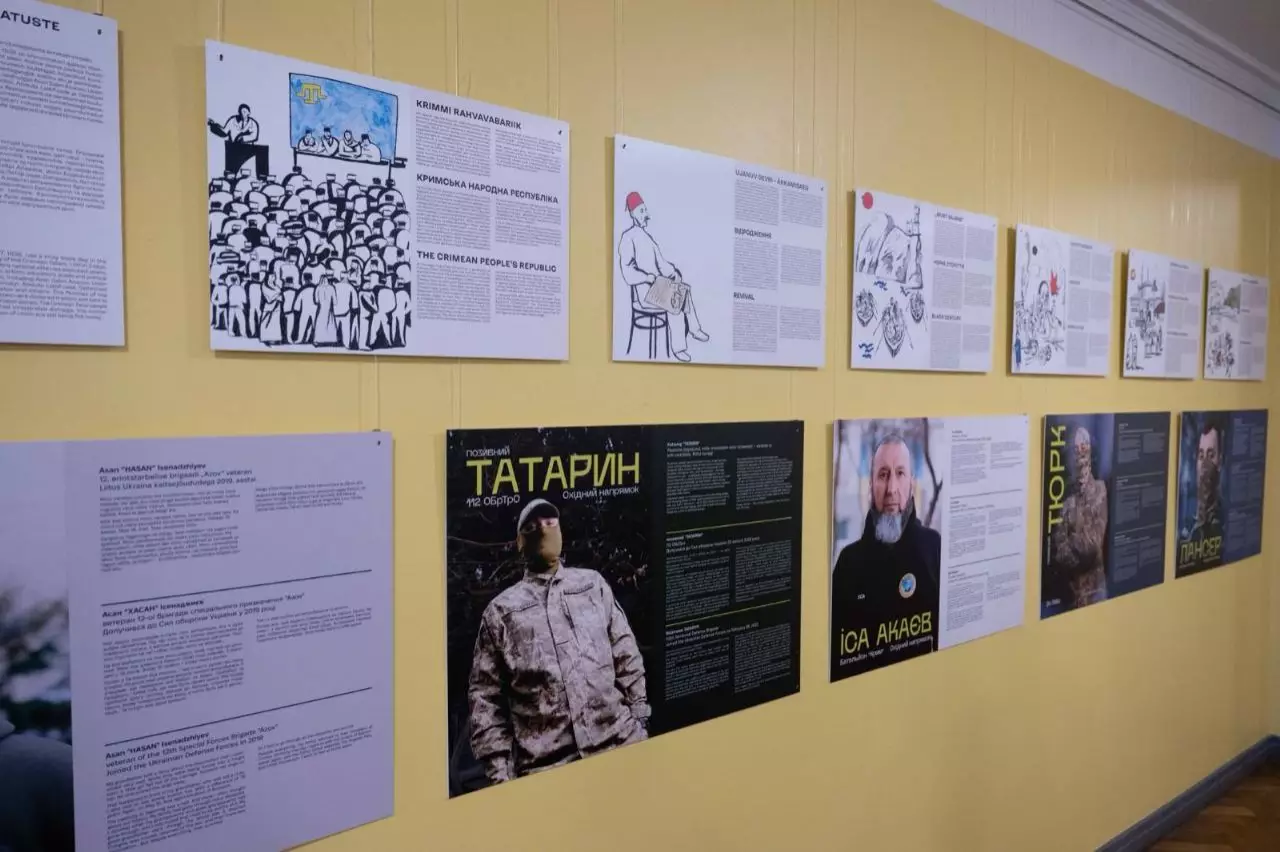 В естонському парламенті відкрилася виставка &laquo;Qirim icun / Заради Криму&raquo;