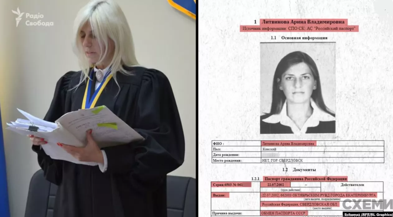 Дисциплінарна палата Вищої ради правосуддя рекомендує звільнити суддю Аріну Літвінову, в якої &laquo;Схеми&raquo; знайшли російський паспорт