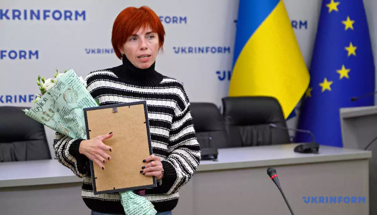 Кореспондентка Укрінформу Ольга Звонарьова після важкого поранення отримала орден &laquo;За заслуги&raquo;