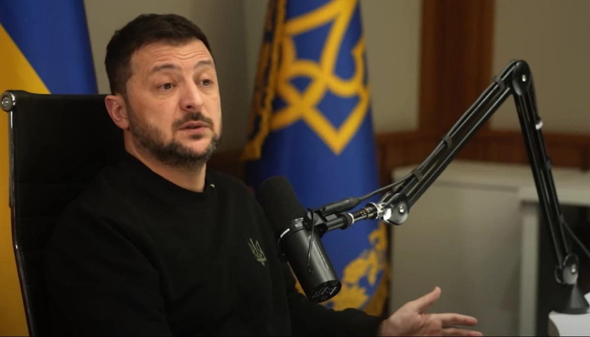 Володимир Зеленський дав інтерв'ю американському подкастеру Лексу Фрідману