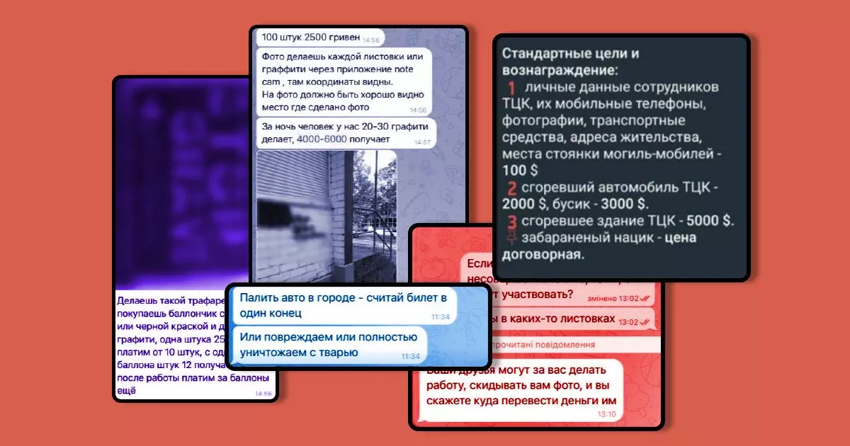 П&rsquo;ять тисяч доларів за спалення ТЦК. Як російські спецслужби вербують потенційних терористів