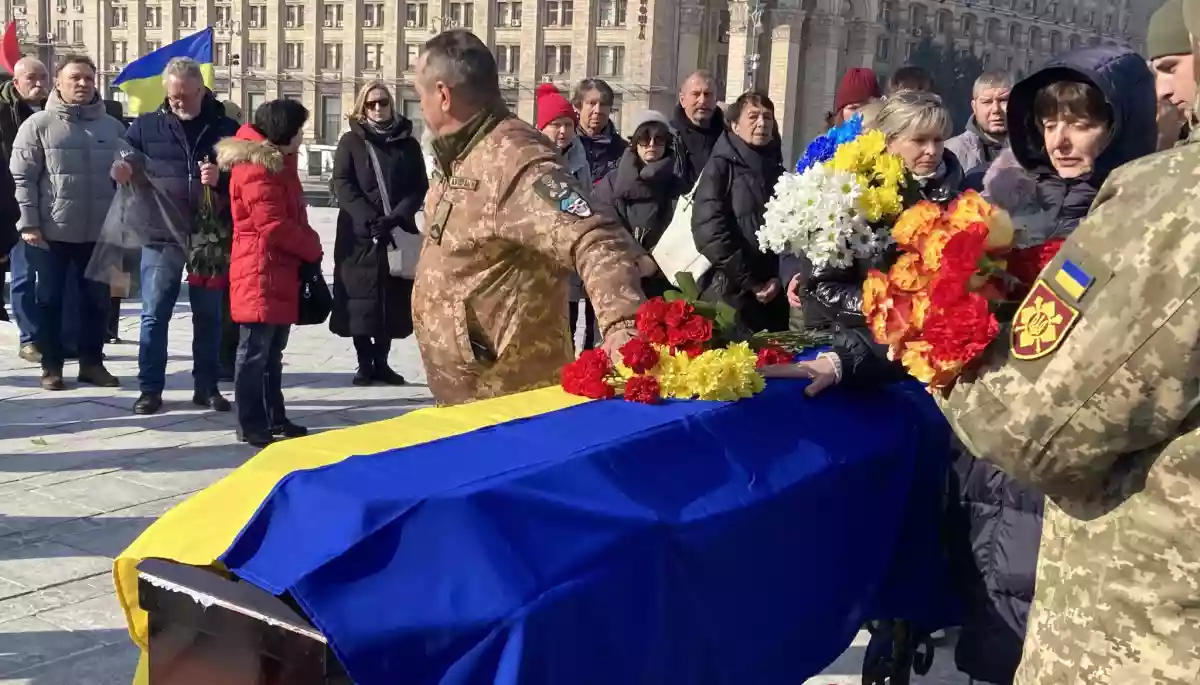 У Києві попрощалися з військовим і журналістом Ярославом Шапочкою, який загинув у березні 2023-го