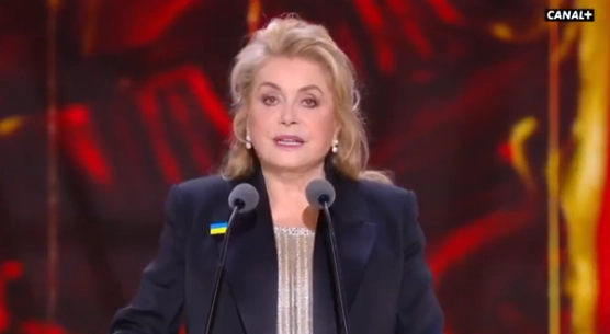 Катрін Деньов присвятила церемонію кінопремії &laquo;Сезар&raquo; Україні